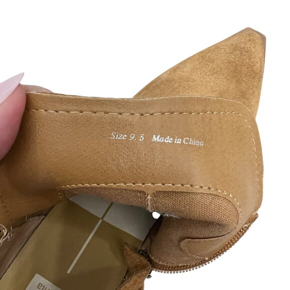 Dolce Vita Nonce Suede Ankle Slip on Booties women's size 9.5 - Picture 7 of 8